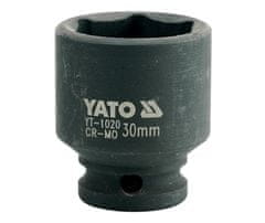 YATO  1/2" nastavek za udarce šesterokotni 30 mm CrMo