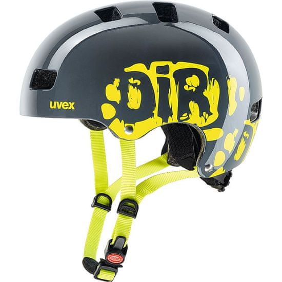 Uvex Kid 3 čelada, otroška, Dirtbike Grey Lime