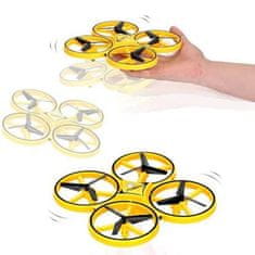Netscroll Inovativni mini dron, ki sledi gibom vaše roke, upravljanje drona preko daljinskega upravljalnika v obliki rokavice za roko, notranja ali zunanja uporaba, USB polnjenje, MiniDron