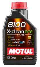 Motul 8100 X-Clean motorno olje, EFE, 5W30, 1 l