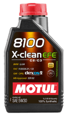 Motul 8100 X-Clean motorno olje, EFE, 5W30, 1 l