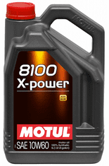 Motul 8100 X-Power motorno olje, 10W60, 5 l