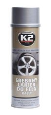 K2 K2 SREBRO LAK ZA KOLESA rally 500 ml - srebro kisla kumarica na kolesih