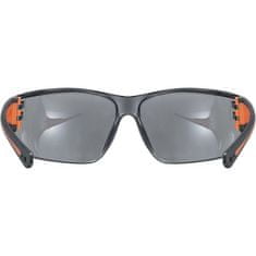 Uvex Sportstyle 204 sončna očala, črno-oranžna