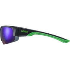 Uvex Sportstyle 215 športna očala, črna/zelena