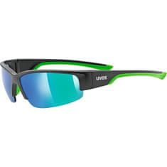 Uvex Sportstyle 215 sončna očala, mat črno-zelena
