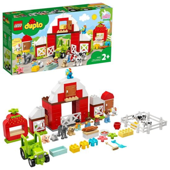 LEGO DUPLO® 10952 Hlev, traktor in domače živali