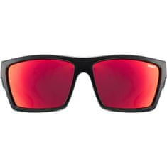 Uvex LGL 29 sončna očala, mat črno-rdeča