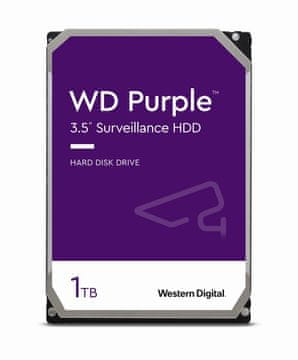 Western Digital trdi disk Purple 1TB SATA3 6Gb/s, 5400, 64 MB