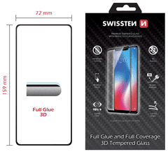 SWISSTEN zaščitno steklo Ultra Durable 3D Samsung M515 Galaxy M51 64701870, črno