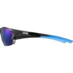 Uvex Blaze III očala, Black-Blue/Mirror Blue