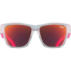 Uvex Sportstyle 508 sončna očala, otroška, prozorno-roza