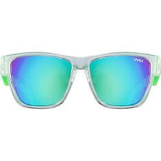 Uvex Sportstyle 508 sončna očala, otroška, prozorno-zelena