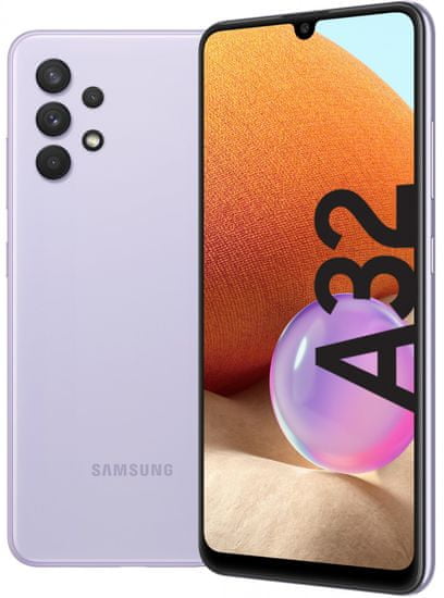 Samsung Galaxy A32 4G pametni telefon, 4GB/128GB, vijoličen