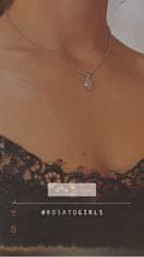 Rosato Srebrna ogrlica z obročem za obeske Storie RZC005