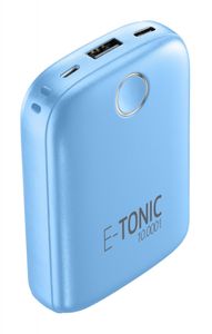 Cellularline E-TONIC 10 000 HD prenosna baterija, modra