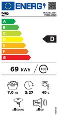 Beko WUE7612XST pralni stroj