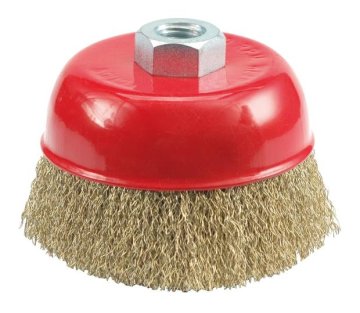 Vorel  Žična sprednja krtača 100 mm medeninasta žica