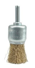 Vorel  Žična sprednja krtača z nastavkom za vrtanje 24 mm medeninasta žica