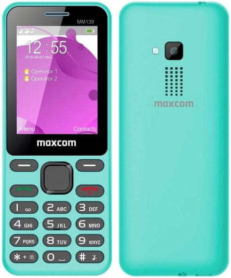 MaxCom MM139 mobilni telefon, turkizen