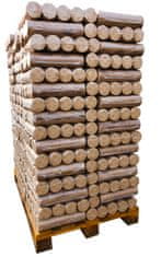 GREENHEAT PALETA 96 KOM lesnih briketov Greenheat Premium PVC 10kg