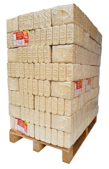 BIOLES HORIZONT  PALETA 96 KOM lesnih RUF briketov PVC 10 kg