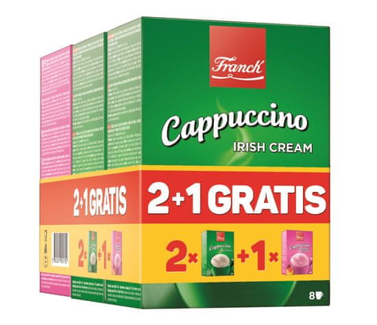 Franck set 2x cappuccino Irish Cream + Malina Makron
