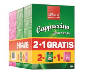Franck set 2x cappuccino Irish Cream + Malina Makron