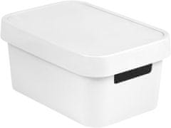 Curver Infinity škatla za shranjevanje s pokrovom, bela, 4,5 l