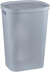 Curver košara za perilo Infinity, 60 l, siva
