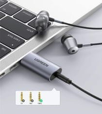 Ugreen USB zunanja zvočna kartica, 3.5 mm avdio