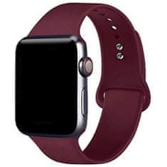 4wrist Silicone band for Apple Watch - Red Wine 42/44 mm - S/M