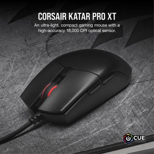 CORSAIR KATAR PRO XT RGB osvetlitev