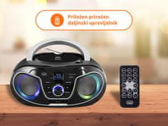 Trevi Boombox CMP 588 prenosni CD-predvajalnik, DAB/DAB+, Bluetooth, črn