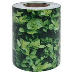 Vidaxl Vrtno platno PVC 35x0,19 m zeleno