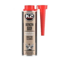 K2 Benzin Go aditiv za bencinske motorje, 250 ml