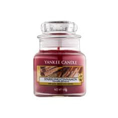 Yankee Candle Dišeča sveča Classic majhna Sparkling Cinnamon 104 g