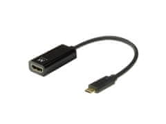 Ewent EW9823 USB-C v HDMI 4K adapter, črn - Odprta embalaža
