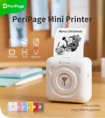 Miniblend PeriPage mini printer, roza
