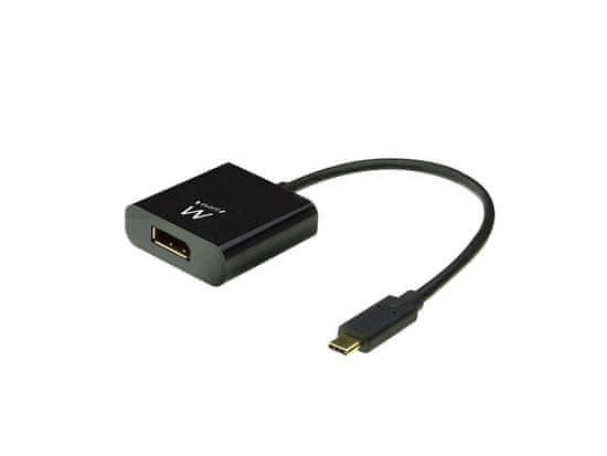 Ewent EW9825 USB-C v DisplayPort 4K adapter, črn