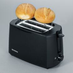 Severin AT 2287 toaster, 700 W, črn