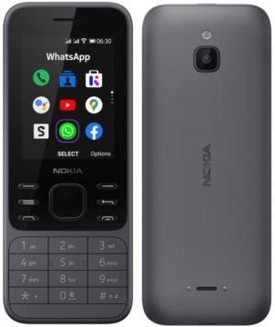 Nokia 6300 4G telefon, 512MB/4GB, Charcoal