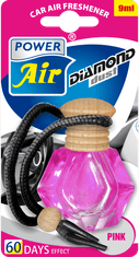 Power Air Diamond Dust osvežilec za avto, Dust Pink, 9 ml