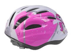Etape otroška kolesarska čelada Rebel, bela/roza, XS/S