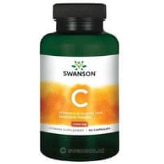 Swanson Vitamin C + izvleček šipka, 1000 mg, 90 kapsul