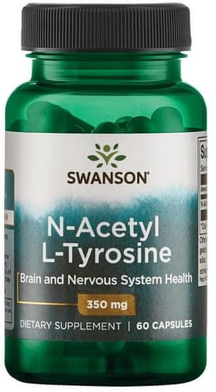 Swanson N-acetil L-tirozin, 350 mg, 60 kapsul