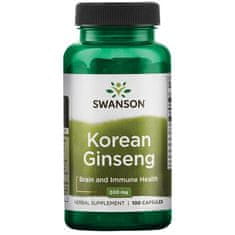 Swanson Korejski ginseng, 500 mg 100 kapsul