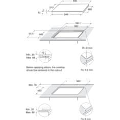 Whirlpool GOR 625/NB plinska kuhalna plošča, vgradna