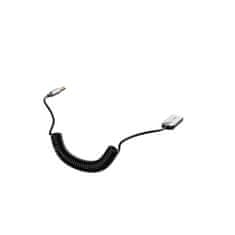 BASEUS BA01 Bluetooth 5.0 avdio sprejemnik kabel AUX priključek avdio adapter črne barve