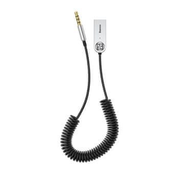 shumee BA01 Bluetooth 5.0 avdio sprejemni kabel AUX priključek avdio adapter črne barve